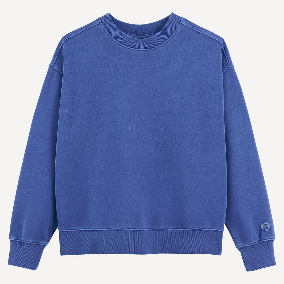 La Redoute Collections  Sweatshirt mit Rundhalsausschnitt 