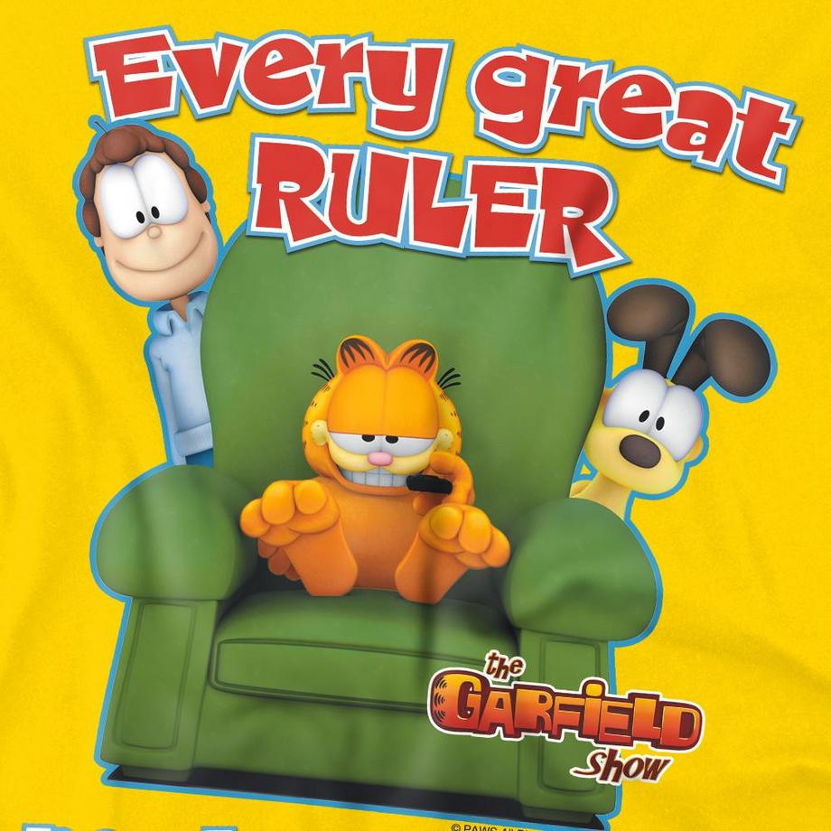 Garfield  Maglietta Trono 