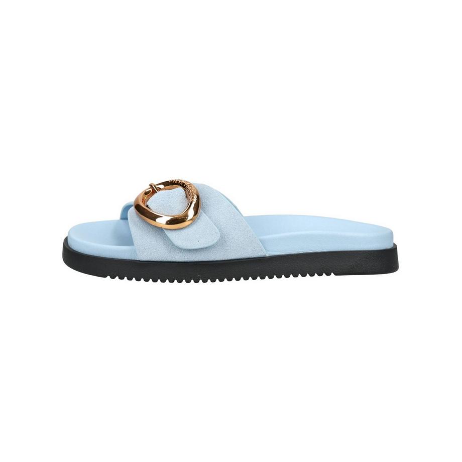 STEVE MADDEN Sandales glissières avec boucle dorée  