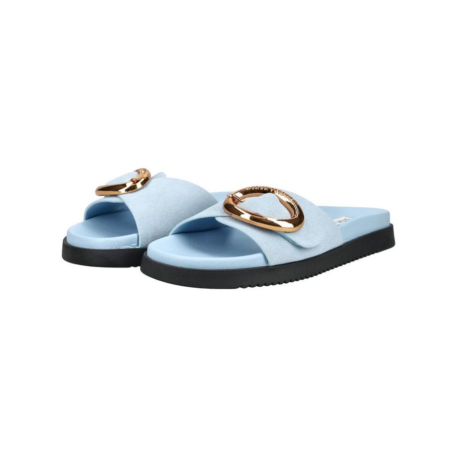 STEVE MADDEN Sandales glissières avec boucle dorée  