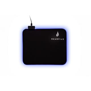 Surefire Gaming  SureFire Silent Flight RGB-320 Gaming-Mauspad Schwarz 