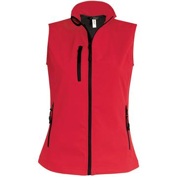 damen-daunenjacke sans manche softshell