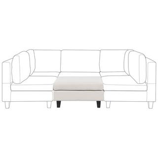 Beliani Ottomane aus Stoff Modern UNSTAD  