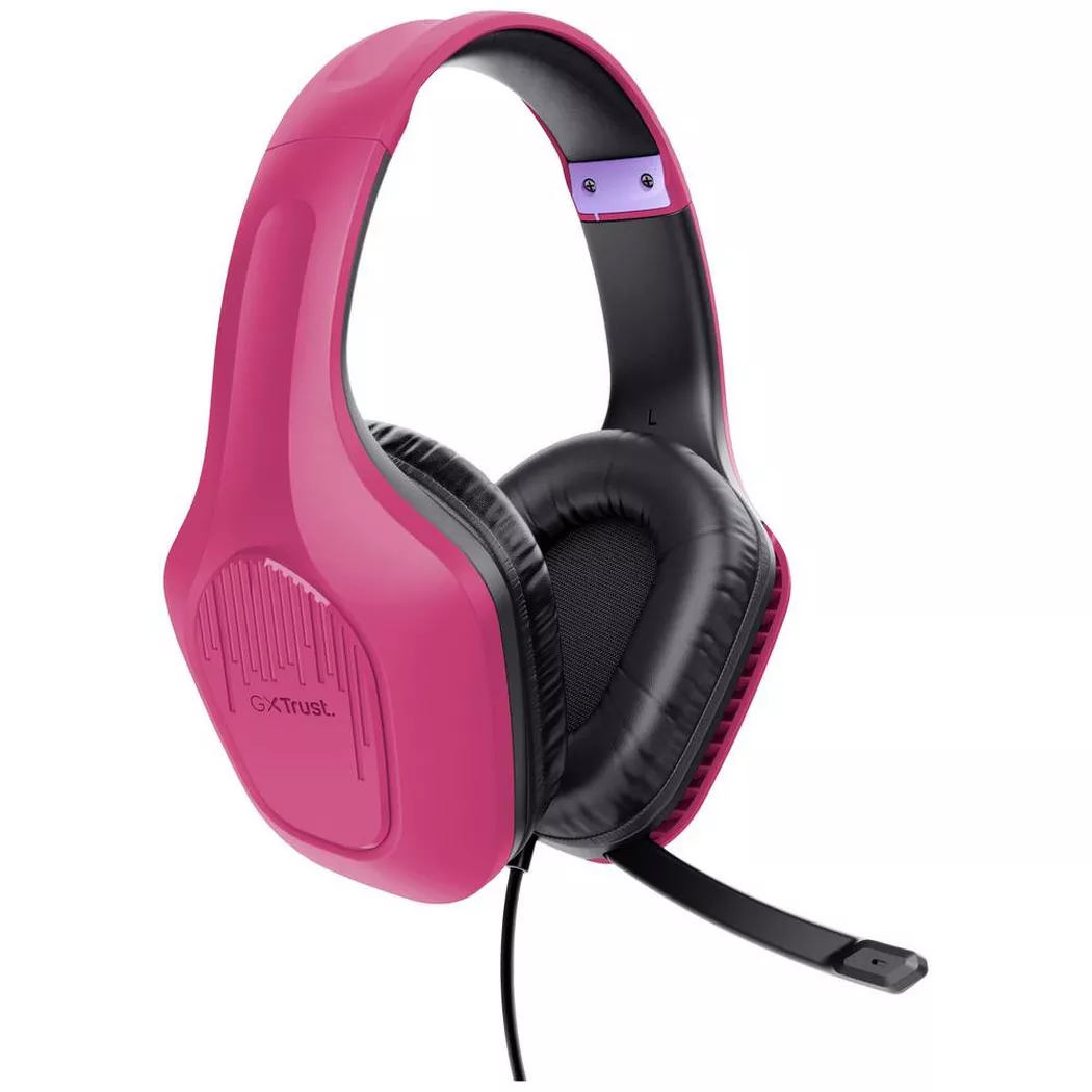 Trust GXT 415P Zirox Casque Avec fil Arceau Gaming Rose
