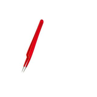 Rubis  Wimpern Pinzette spitz, rot 