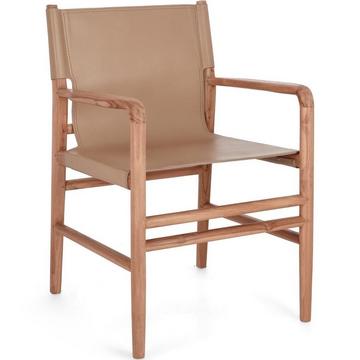 Fauteuil Caroline taupe