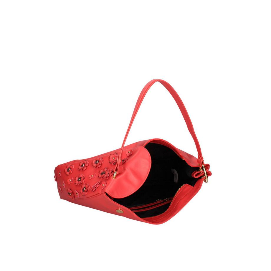 Braccialini Umhängetasche Blumenapplikationen  