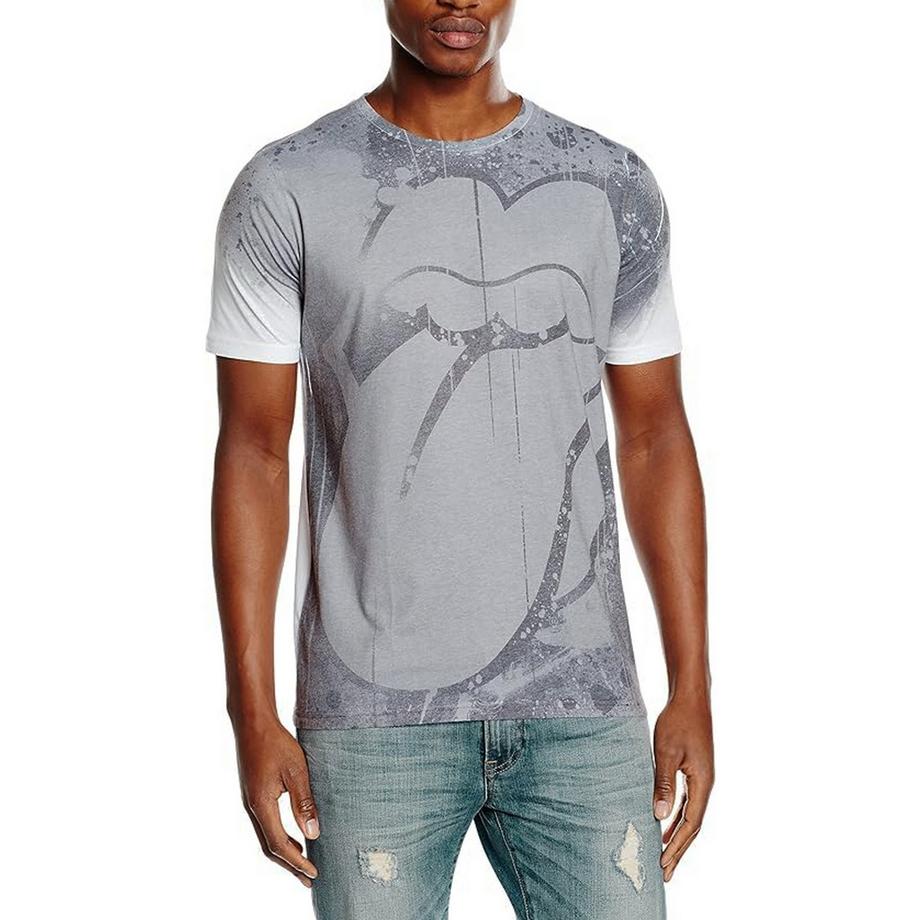 The Rolling Stones Tongue Grafikdruck T-Shirt  