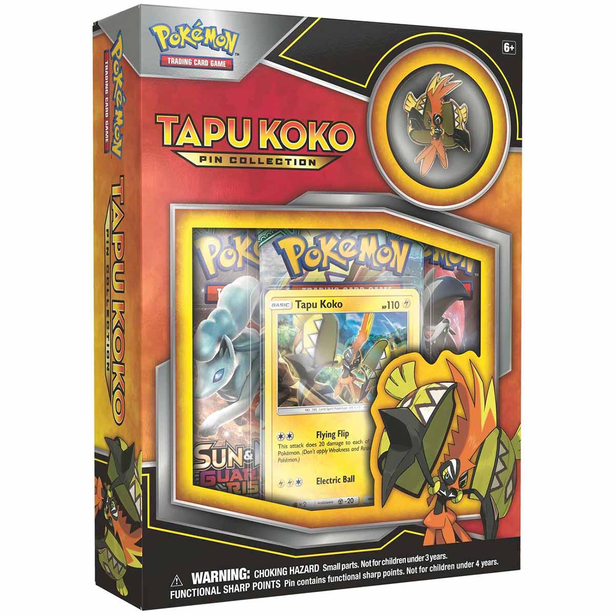 Pokémon  Tapu Koko Pin Collection 