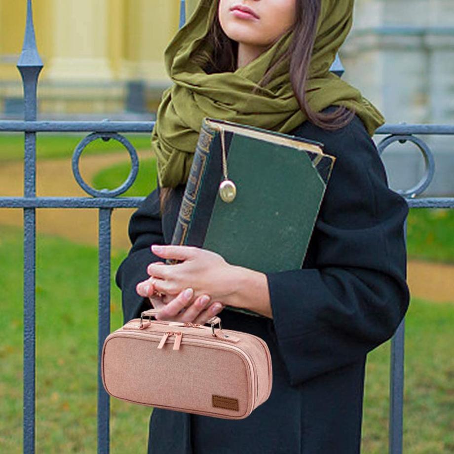 Only-bags.store  Federmäppchen Vintage-Federmäppchen Großes Segeltuch-Federmäppchen 