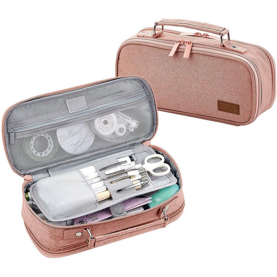 Only-bags.store  Federmäppchen Vintage-Federmäppchen Großes Segeltuch-Federmäppchen 