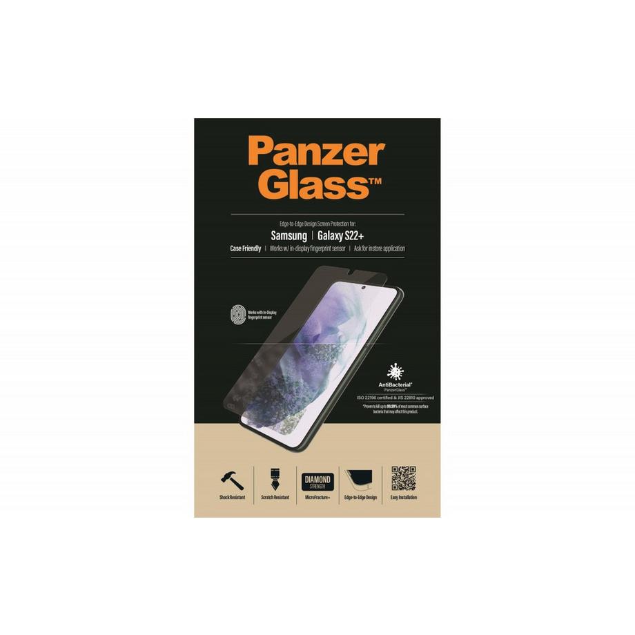 PANZERGLASS DISPLAYSCHUTZ CASE FRIENDLY FINGERPRINT GALAXY S22+