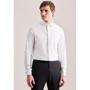 Chemise de soirée Slim Fit Manche longue Uni