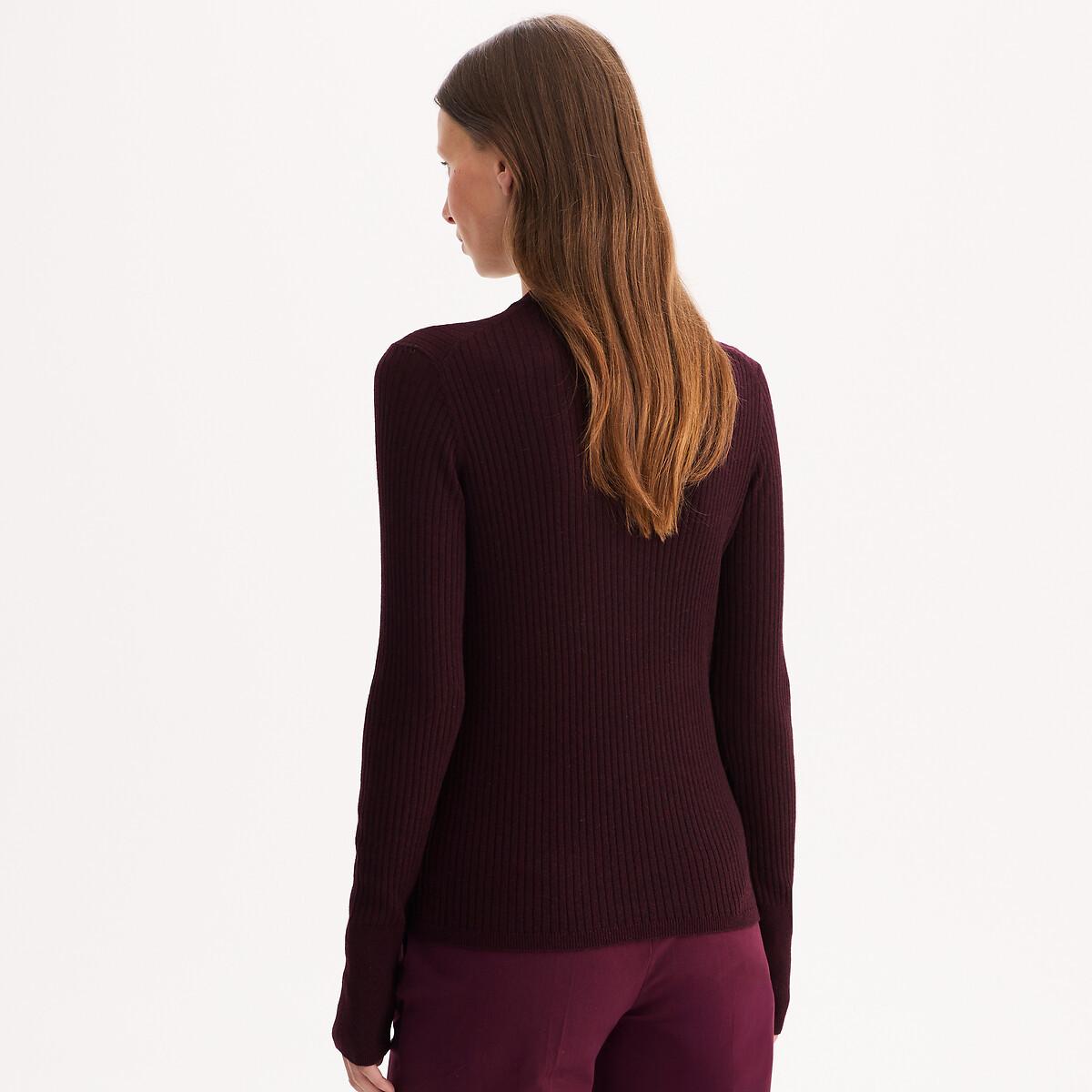 La Redoute Collections Pull col rond maille côtelée  