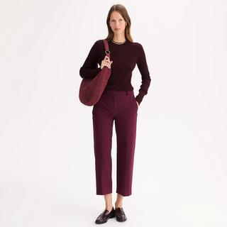 La Redoute Collections Pull col rond maille côtelée  