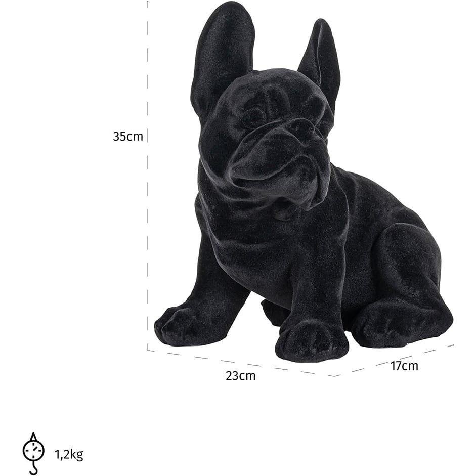 mutoni Objet déco chien Miro noir  