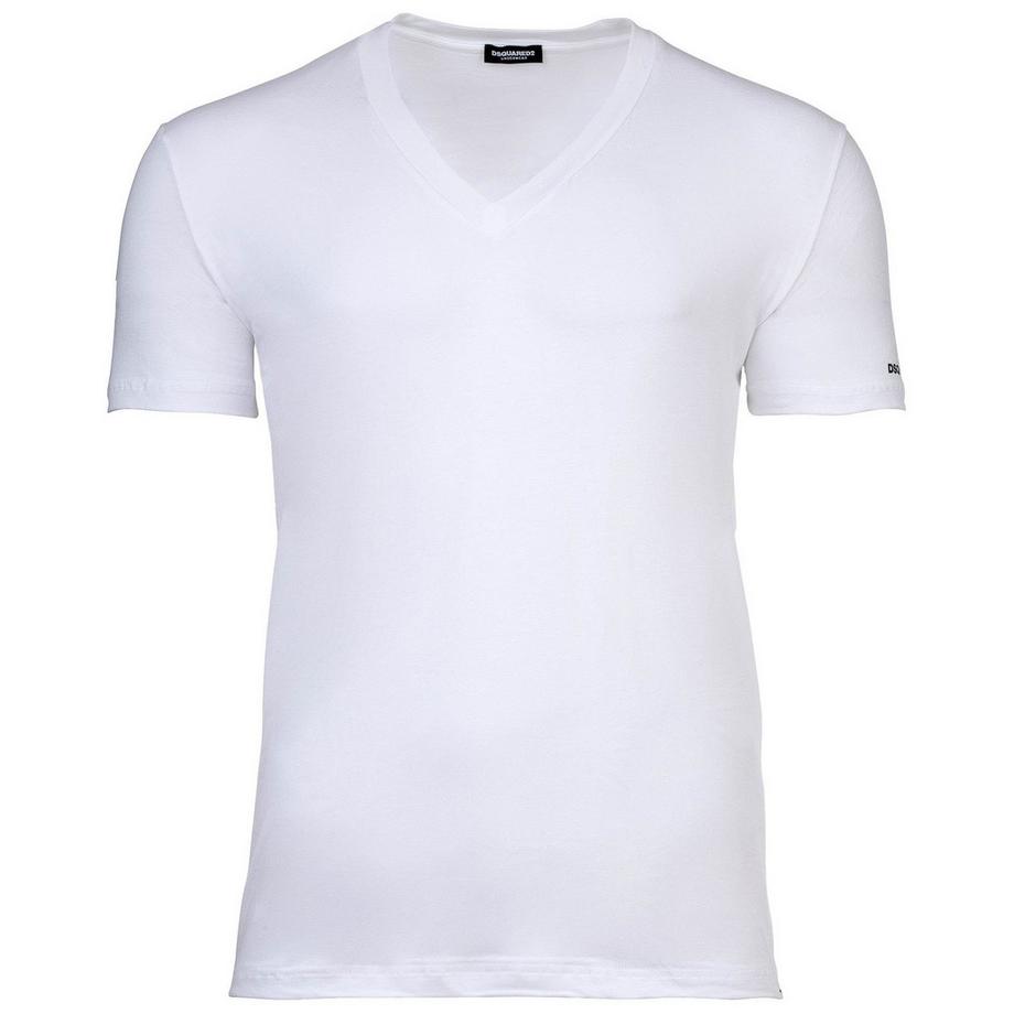 DSQUARED2 T-shirt  Paquet de 2 Confortable à porter-TWIN-PACK V-NECK T-SHIRT  