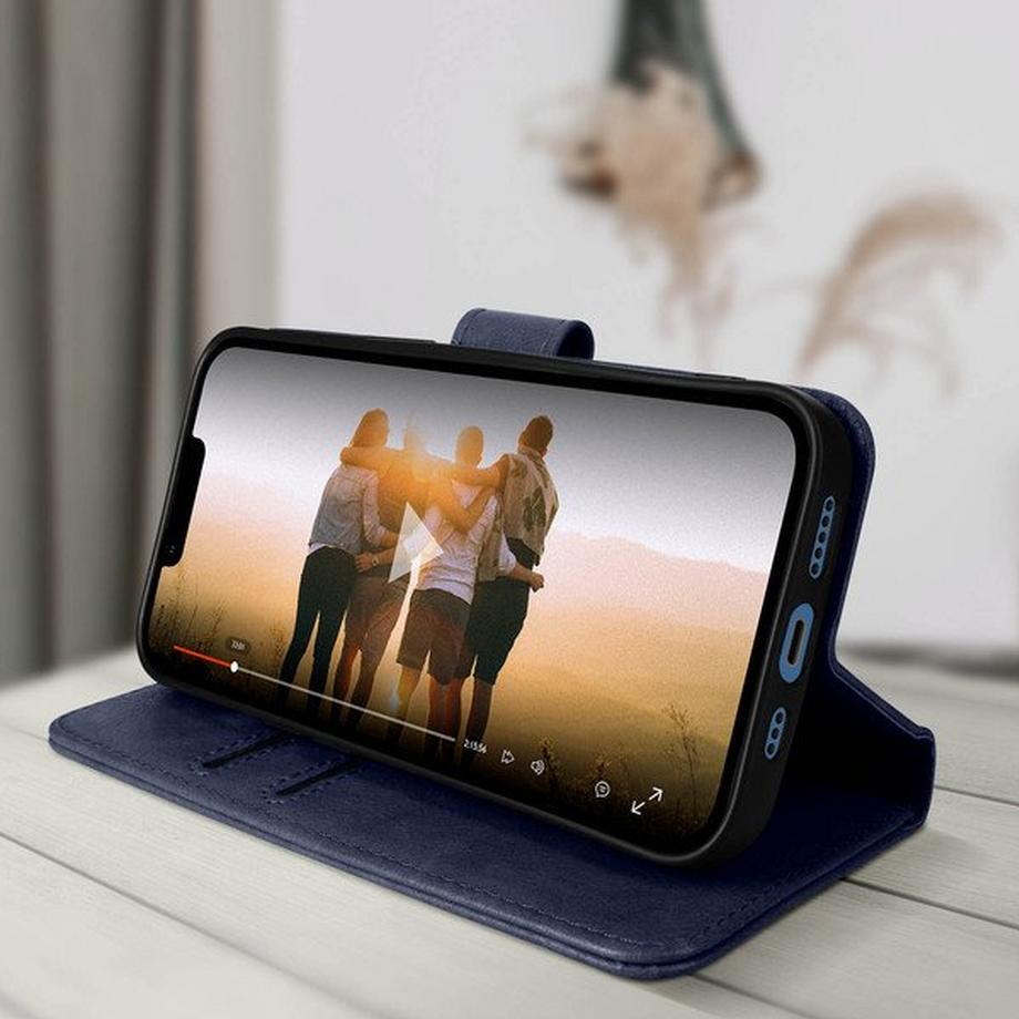 Avizar  Custodia Folio iPhone 13 Blu Notte 