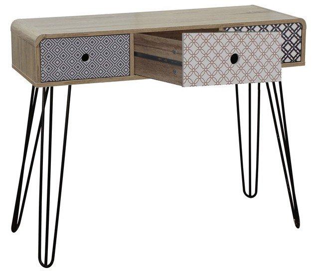 mutoni Table console Scandi Rétro 99  