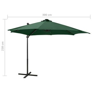 VidaXL Parasol de jardin en porte-à-faux  