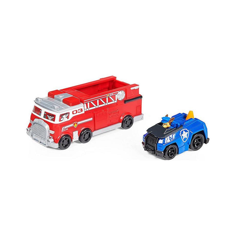 Spin Master  Paw Patrol 2er Set mit Feuerwehrwagen und Chase (1:55) 