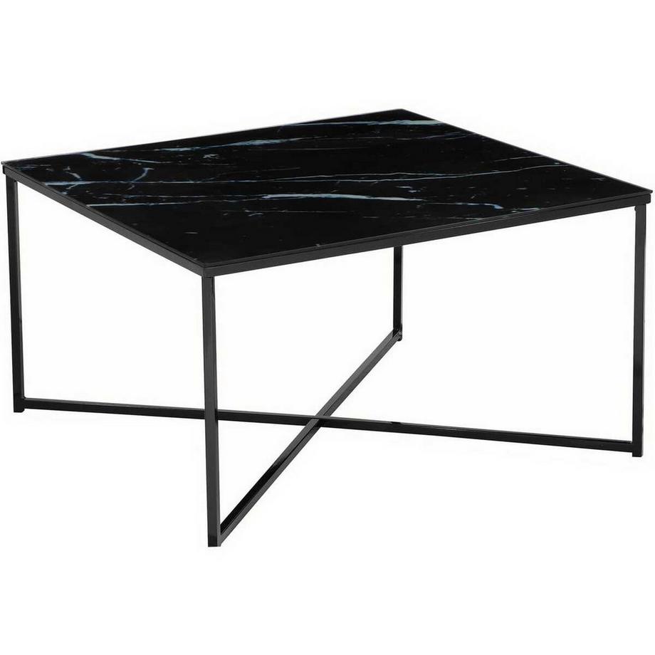 mutoni Tavolino in marmo nero 80x80  