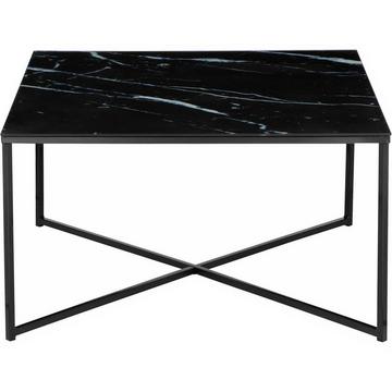 Tavolino in marmo nero 80x80