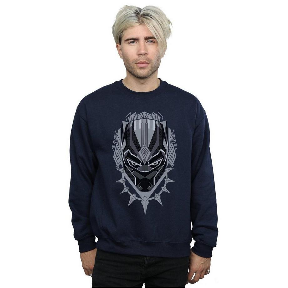 MARVEL Black Panther Geometric Mask Sweatshirt  