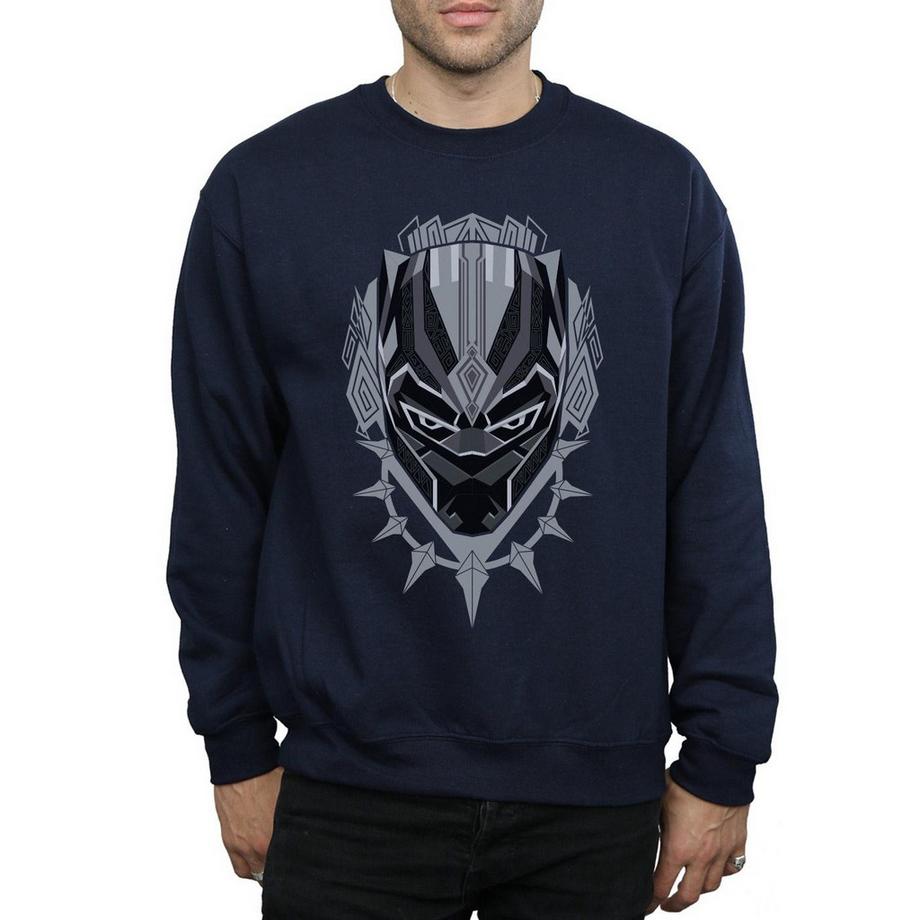 MARVEL Black Panther Geometric Mask Sweatshirt  