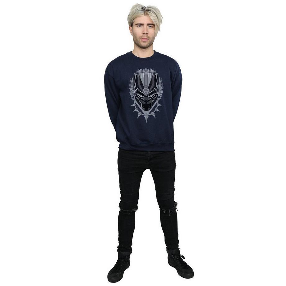 MARVEL Black Panther Geometric Mask Sweatshirt  