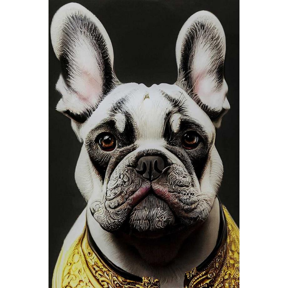 KARE Design Tableau en verre Noble Dog 40x60  
