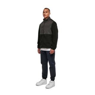 URBAN CLASSICS Sherpa Fleece Patched Jacke  