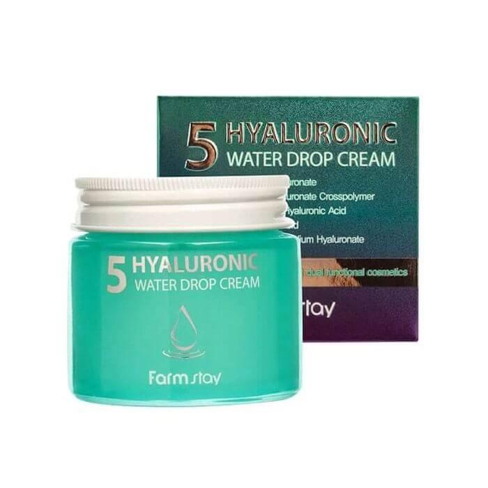 FARM STAY  5 Hyaluronic Water Drop Cream 