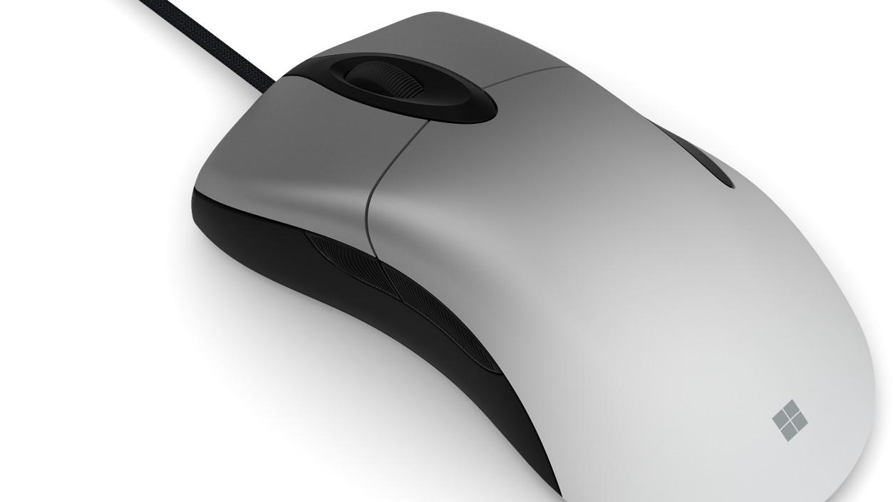 Microsoft  Pro IntelliMouse (Kabel, Silber) 