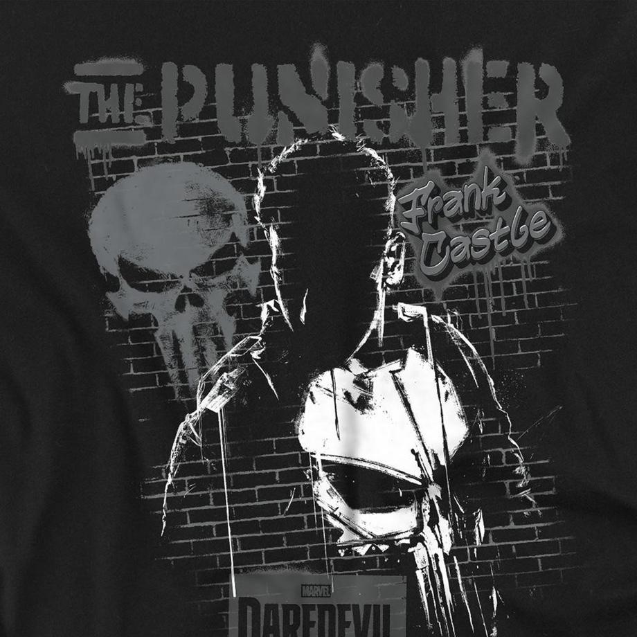 Daredevil  T-ShirtManches Longues Motif Punisher Motiftyle Graffiti Born Again 