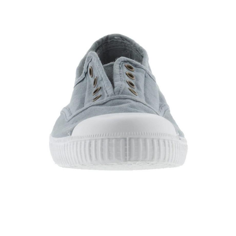 Victoria  Sneakers ohne Schnürsenkel aus gewaschenem Leinen   1915 Anglaise 