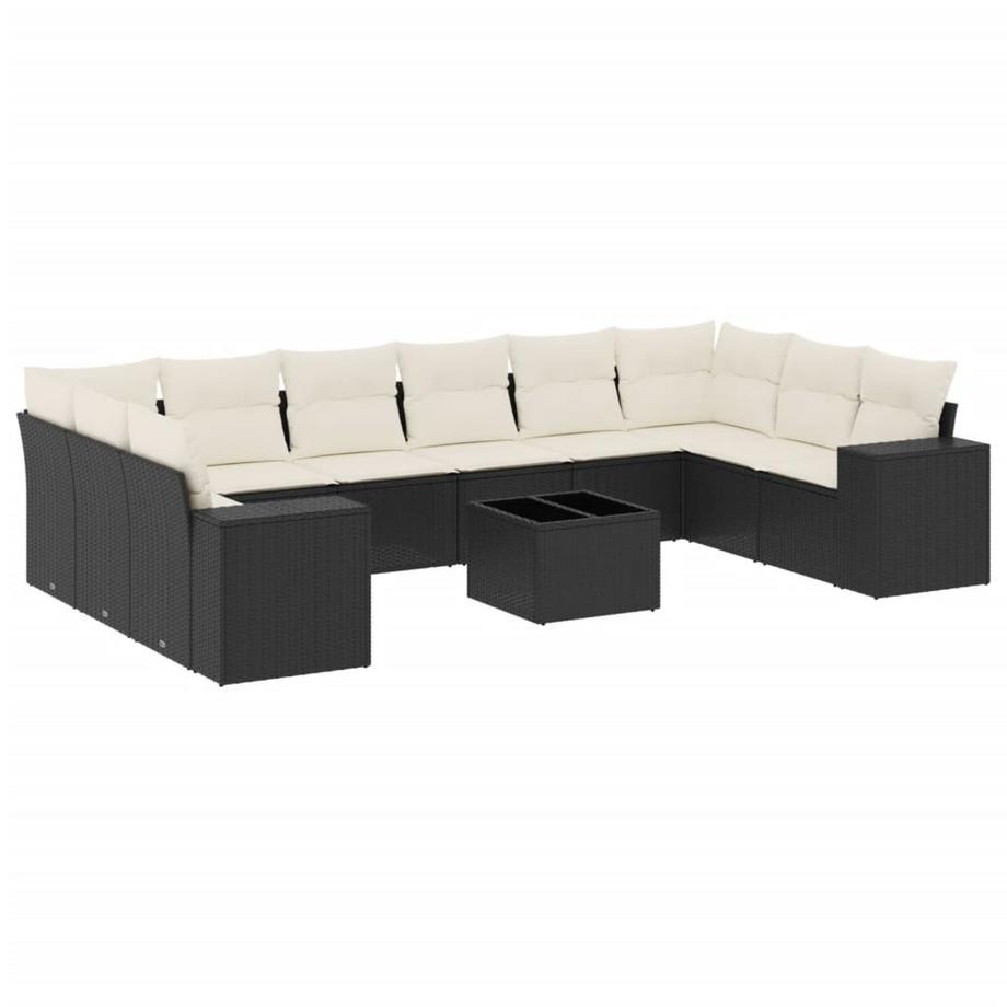 Ensemble de canapés de jardin rotin synthétique