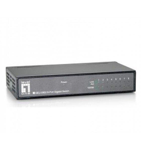 LevelOne  GEU-0822: 8 Port Switch 1Gbps 8 