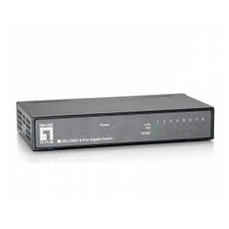 LevelOne  GEU-0822: 8 Port Switch 1Gbps 8 