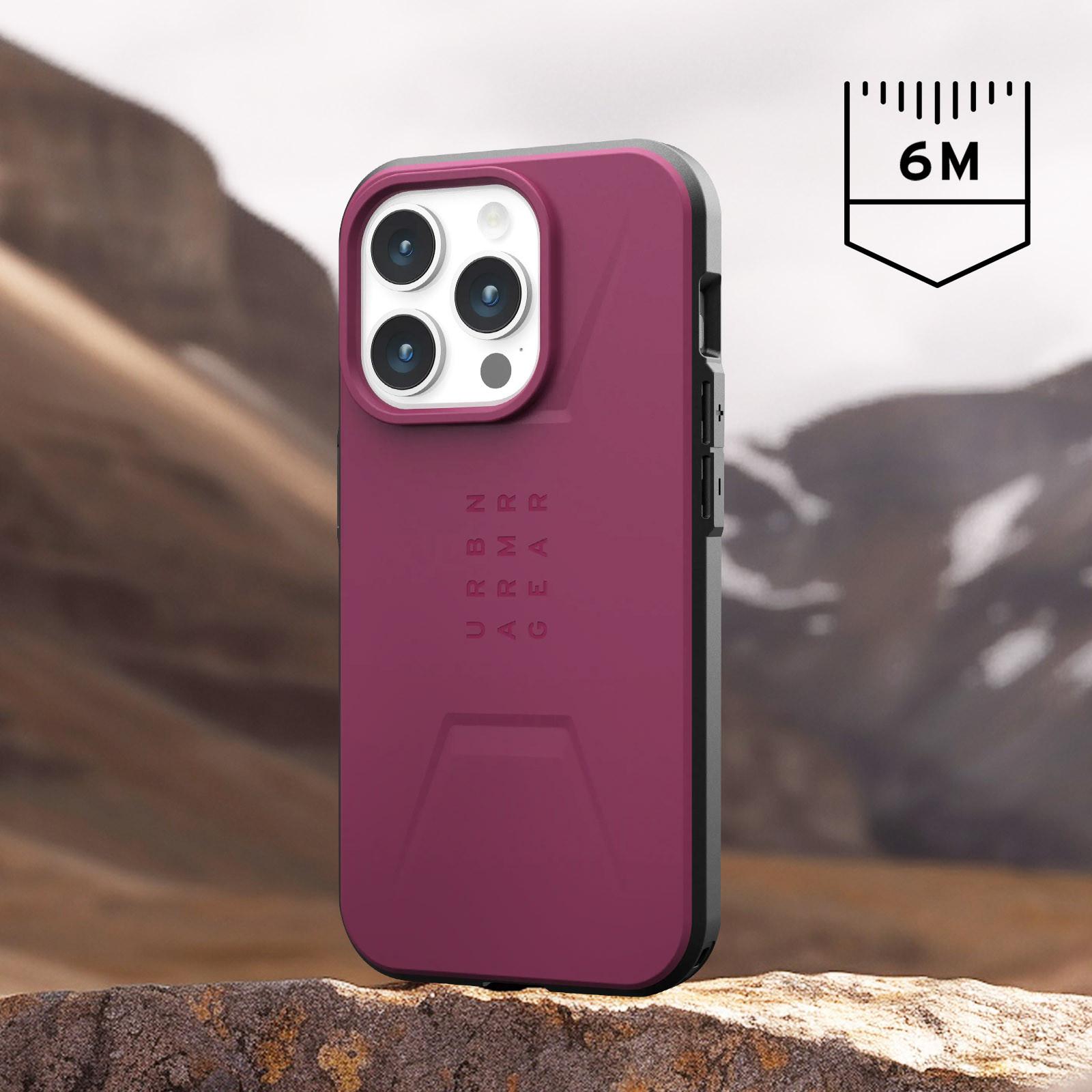 UAG  UAG MagSafe Hülle iPhone 15 Pro Violett 