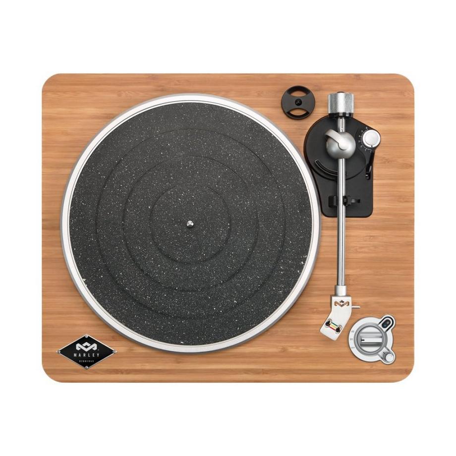 House of Marley  The House Of Marley Stir It Up Wireless Audio-Plattenspieler mit Riemenantrieb Schwarz, Holz Manuell 
