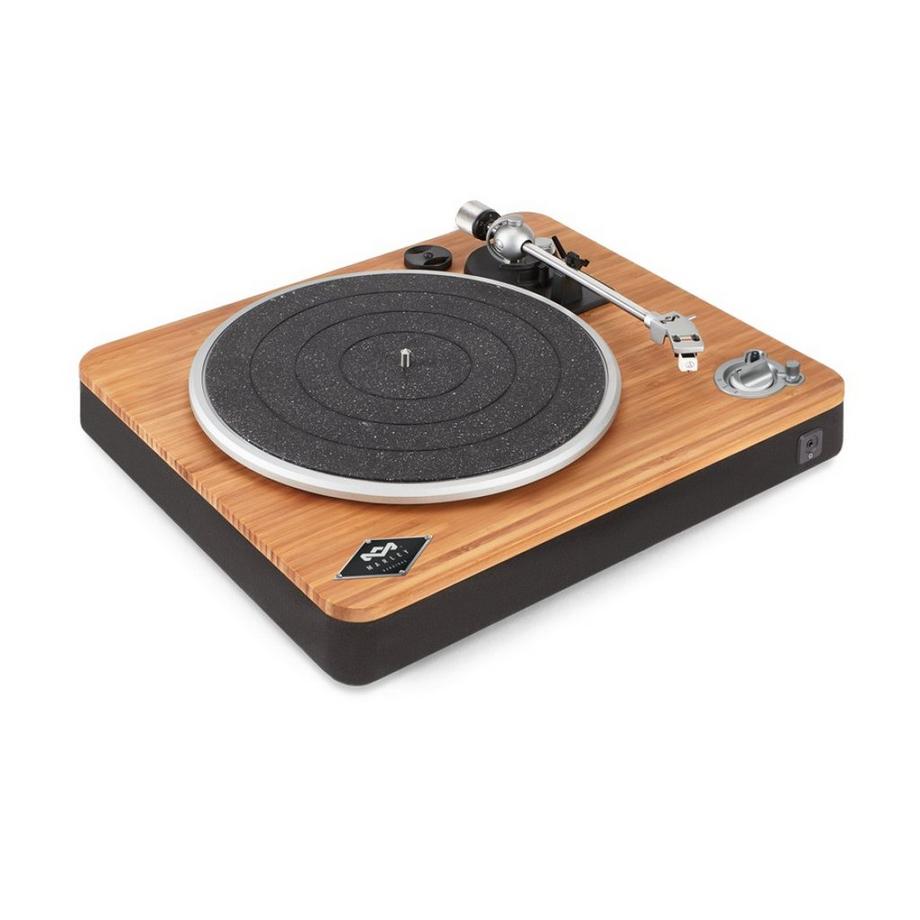 The House Of Marley Stir It Up Wireless Audio-Plattenspieler mit Riemenantrieb Schwarz, Holz Manuell