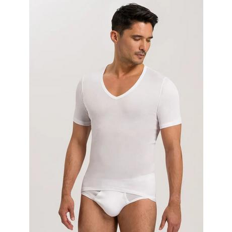 HANRO Cotton Pure V-Neck Shirt  