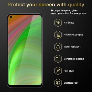 Cadorabo  Vollbild Display-Schutzglas für Realme 7 PRO - Schutzfolie 