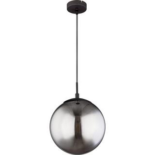 mutoni Lampe à suspension Blama métal noir mat 1xE27  