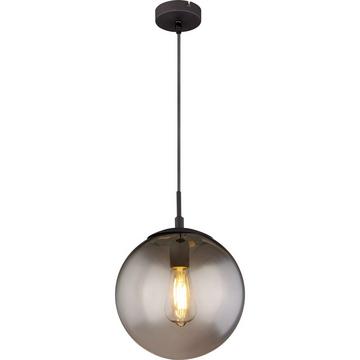 Lampe à suspension Blama métal noir mat 1xE27