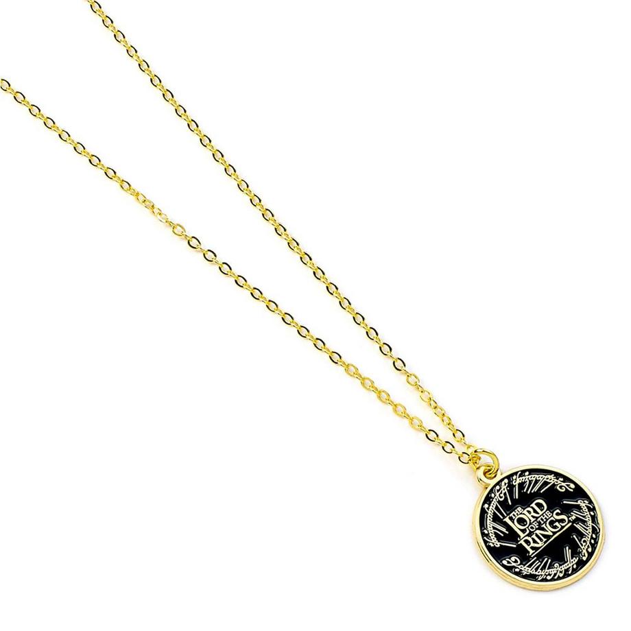 Lord Of The Rings  Color Oro Collana E Ciondolo 