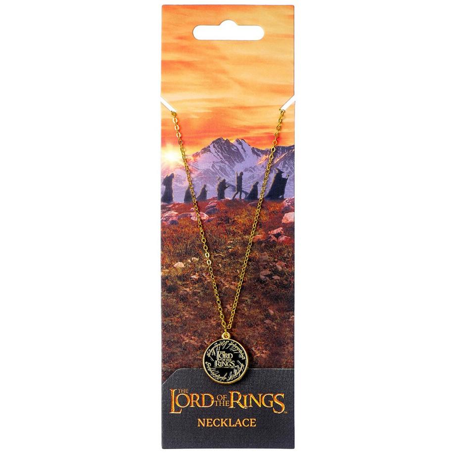 Lord Of The Rings  Color Oro Collana E Ciondolo 