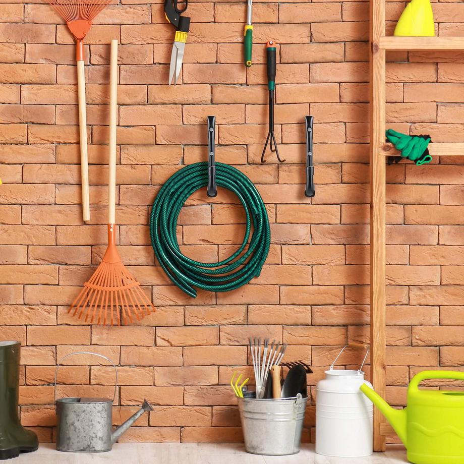 B2X Ganci da parete per garage, set da 6  