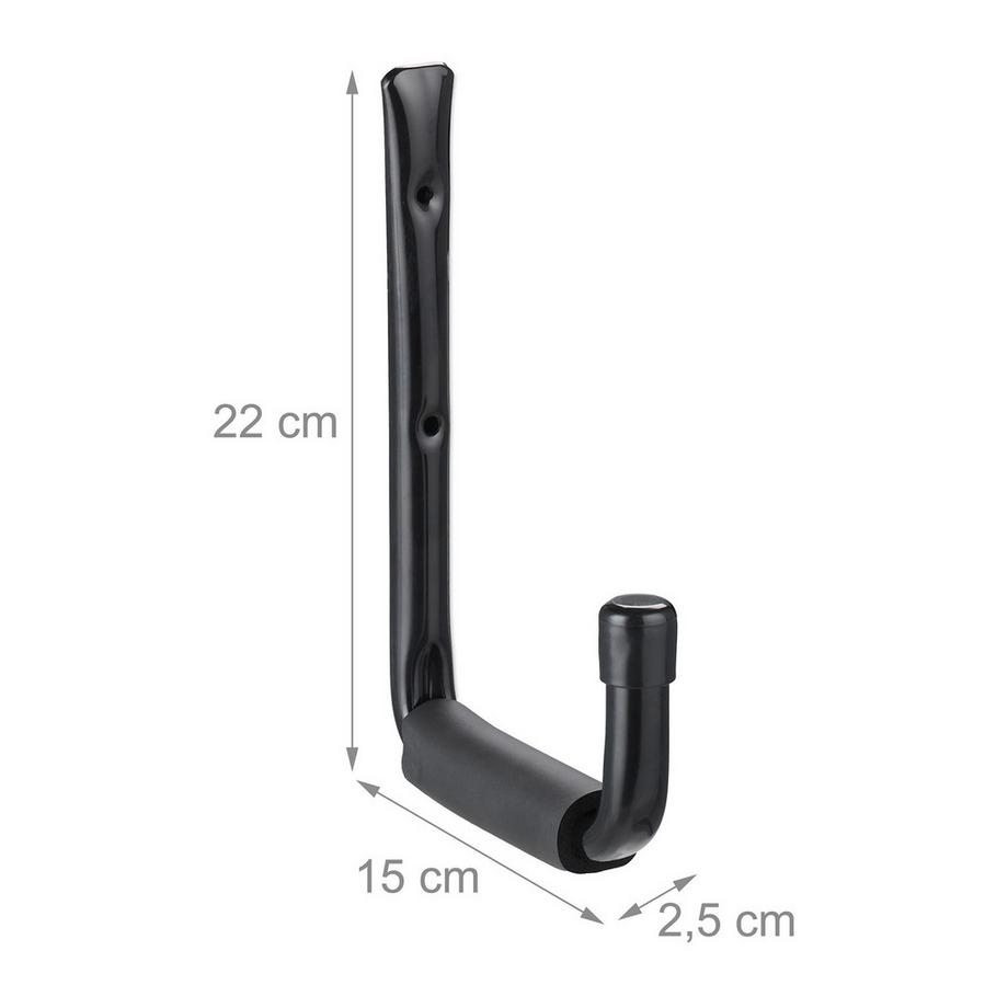 B2X Ganci da parete per garage, set da 6  